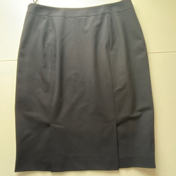 Lafayette 148 New York Virgin Wool Black Pencil Skirt Size 12 - Picture 12 of 17